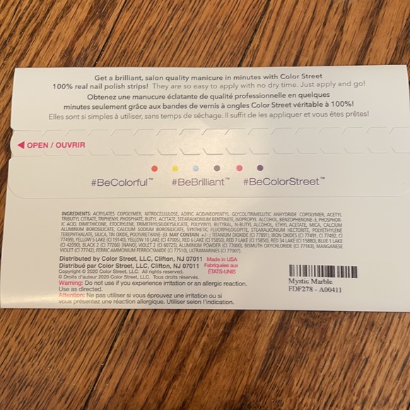 Color Street Mystic Marble Nail Strips - Picture 3 of 3